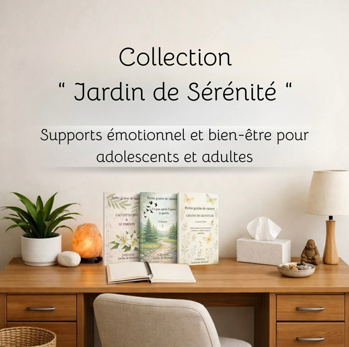 Livres et carnets d’accompagnement émotionnel