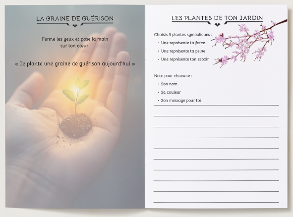 Un pas après l’autre, je guéris – Cahier d’exercices de développement personnel pour la guérison émotionnelle et la reconstruction intérieure (Volume 1)