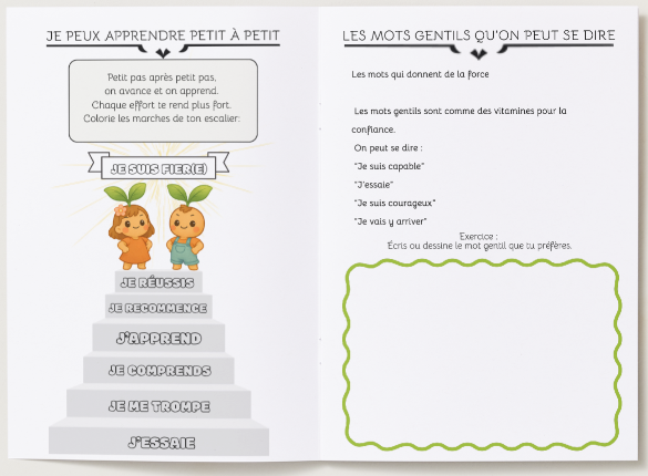 Mon petit jardin de confiance Cahier d’activités bien-être et émotions pour enfants (4–10 ans)