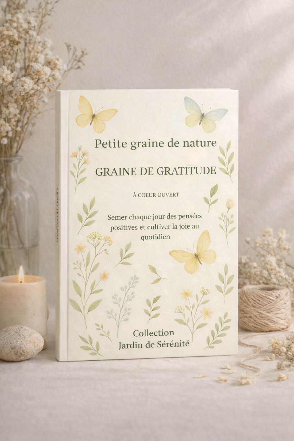 Cahier d'écriture Graine de gratitude "A cœur ouvert" - Bientôt disponible