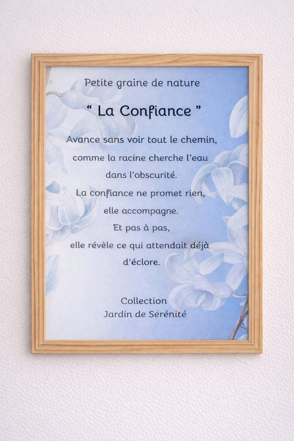 Cadre bois Motivation Confiance – Décoration Murale Inspirante-20 thèmes différents aux choix