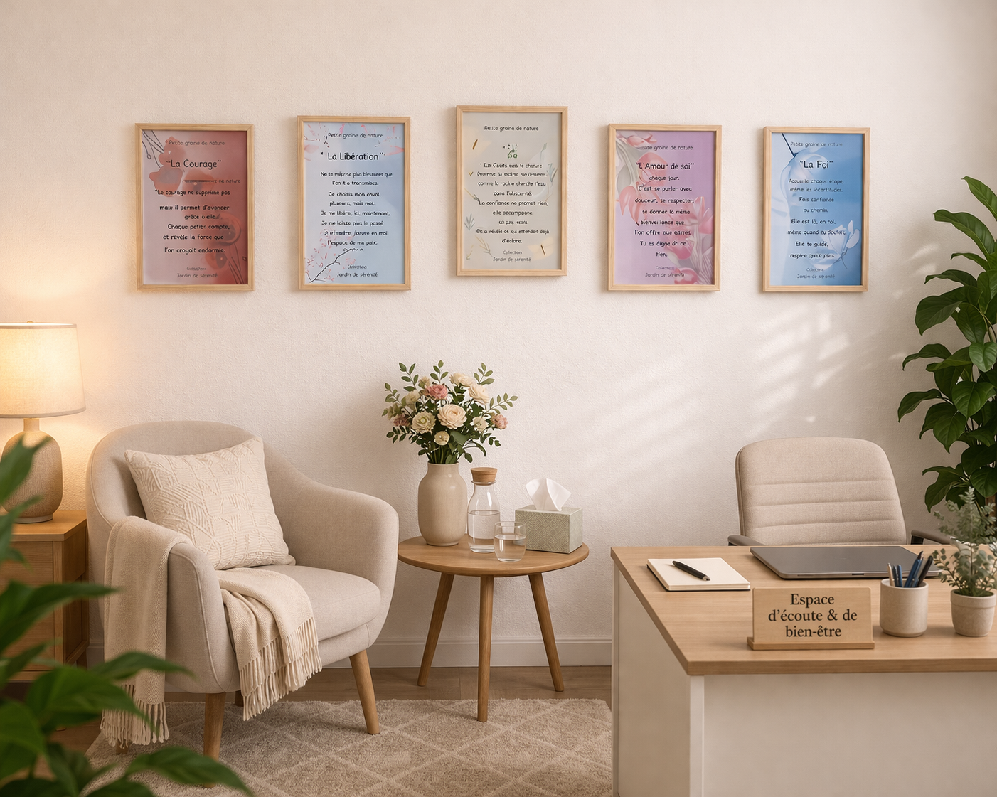 Cadre bois Motivation Confiance – Décoration Murale Inspirante-20 thèmes différents aux choix