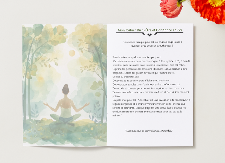 Cahier d'écriture Graine de gratitude "A cœur ouvert" - Bientôt disponible