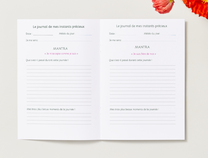 Cahier d'écriture Graine de gratitude "A cœur ouvert" - Bientôt disponible